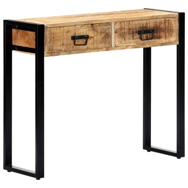 vidaXL Τραπέζι Κονσόλα 90x30x75cm από Μασίφ Ξύλο Μάνγκο 1 τεμ.