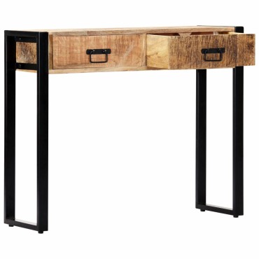vidaXL Τραπέζι Κονσόλα 90x30x75cm από Μασίφ Ξύλο Μάνγκο 1 τεμ.