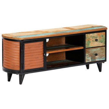 vidaXL Έπιπλο Τηλεόρασης 120x30x45cm από Μασίφ Ανακυκλωμένο Ξύλο