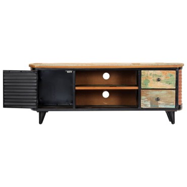 vidaXL Έπιπλο Τηλεόρασης 120x30x45cm από Μασίφ Ανακυκλωμένο Ξύλο
