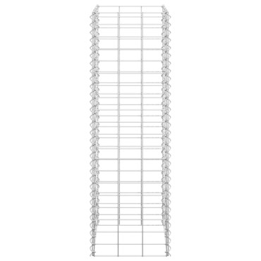 vidaXL Συρματοκιβώτια-Γλάστρες Υπερυψ. 3 τεμ. 30x30x100εκ. Σιδερένιες