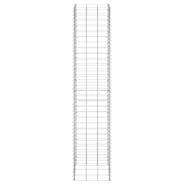 vidaXL Συρματοκιβώτια-Γλάστρες Υπερυψ. 3 τεμ. 30x30x150εκ. Σιδερένιες