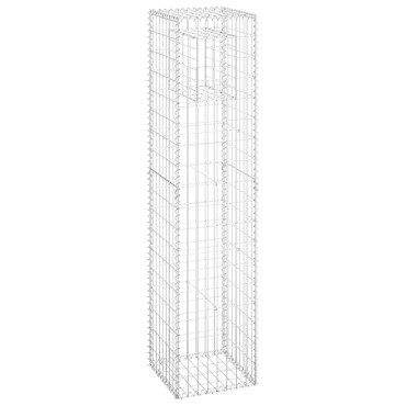 vidaXL Συρματοκιβώτια Στύλοι 2 τεμ. 40x40x180cm Σιδερένιοι