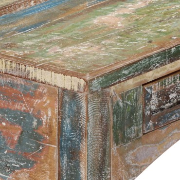 vidaXL Τραπέζι Κονσόλα 120x40x75cm από Μασίφ Ανακυκλωμένο Ξύλο 1 τεμ.