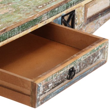 vidaXL Τραπέζι Κονσόλα 120x40x75cm από Μασίφ Ανακυκλωμένο Ξύλο 1 τεμ.