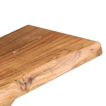 vidaXL Ράφια Τοίχου 2 τεμ. 60x20x18cm από Μασίφ Ξύλο Ακακίας