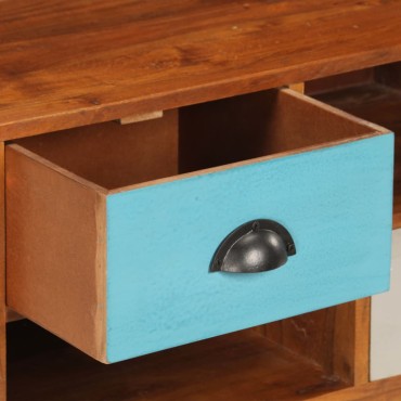 vidaXL Έπιπλο Τηλεόρασης με 3 Συρτάρια 110x35x50cm Μασίφ Ξύλο Ακακίας