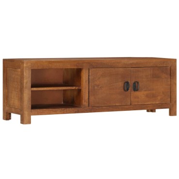 vidaXL Έπιπλο Τηλεόρασης 120x30x40cm από Μασίφ Ξύλο Μάνγκο