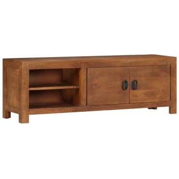 vidaXL Έπιπλο Τηλεόρασης 120x30x40cm από Μασίφ Ξύλο Μάνγκο
