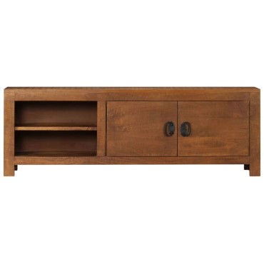 vidaXL Έπιπλο Τηλεόρασης 120x30x40cm από Μασίφ Ξύλο Μάνγκο