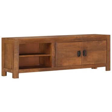 vidaXL Έπιπλο Τηλεόρασης 120x30x40cm από Μασίφ Ξύλο Μάνγκο