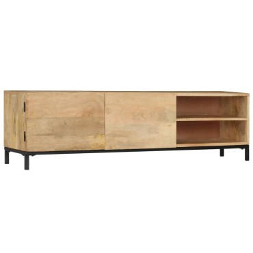 vidaXL Έπιπλο Τηλεόρασης 145x30x41cm από Μασίφ Ξύλο Μάνγκο