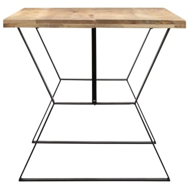 vidaXL Τραπεζαρία 140x80x76cm από Μασίφ Ξύλο Μάνγκο 1 τεμ.