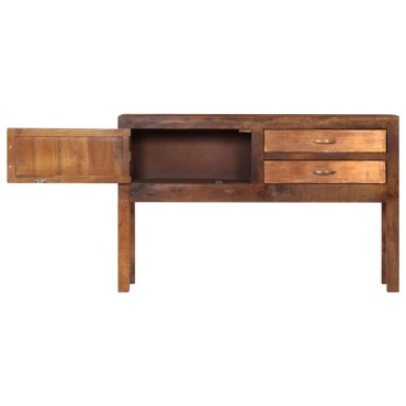 vidaXL Κονσόλα 118x30x75cm από Μασίφ Ξύλο Μάνγκο 1 τεμ.