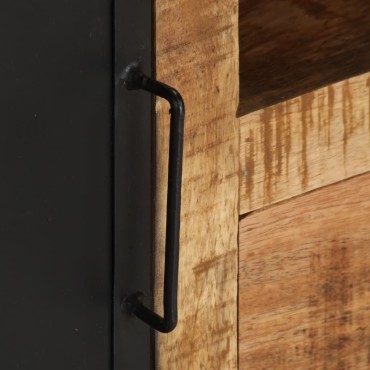 vidaXL Έπιπλο Τηλεόρασης 110x31x46cm από Ακατέργαστο Ξύλο Μάνγκο