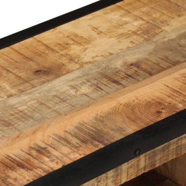 vidaXL Έπιπλο Τηλεόρασης 110x31x46cm από Ακατέργαστο Ξύλο Μάνγκο