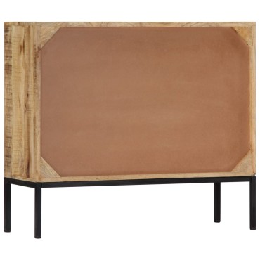 vidaXL Ντουλάπι με Συρτάρια 88x30x71cm από Μασίφ Ξύλο Μάνγκο 1 τεμ.