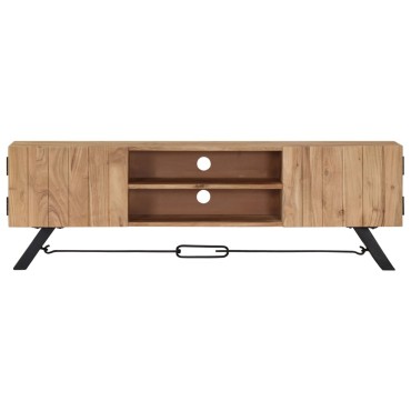 vidaXL Έπιπλο Τηλεόρασης 140x30x45cm από Μασίφ Ξύλο Ακακίας