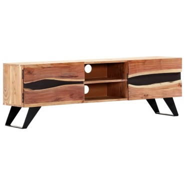 vidaXL Έπιπλο Τηλεόρασης 140x30x45cm από Μασίφ Ξύλο Ακακίας