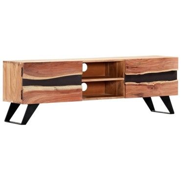 vidaXL Έπιπλο Τηλεόρασης 140x30x45cm από Μασίφ Ξύλο Ακακίας