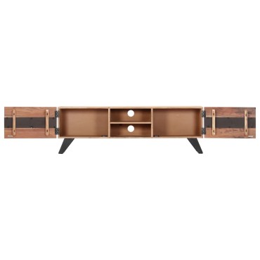 vidaXL Έπιπλο Τηλεόρασης 140x30x45cm από Μασίφ Ξύλο Ακακίας