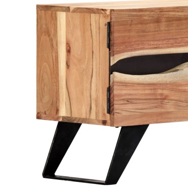 vidaXL Έπιπλο Τηλεόρασης 140x30x45cm από Μασίφ Ξύλο Ακακίας