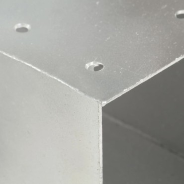 vidaXL Σύνδεσμοι Στύλου Σχήμαx4 τεμ. 71x71 χιλ. Γαλβανισμένο Μέταλλο