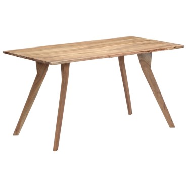 vidaXL Τραπεζαρία 140x80x76cm από Μασίφ Ξύλο Ακακίας 1 τεμ.