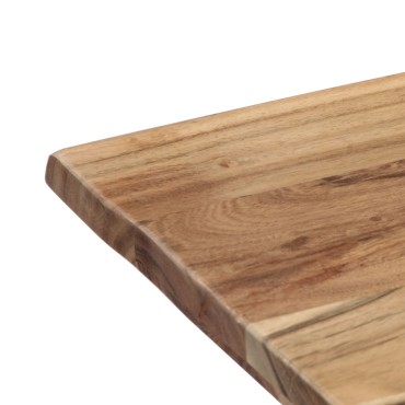 vidaXL Τραπεζαρία 140x80x76cm από Μασίφ Ξύλο Ακακίας 1 τεμ.