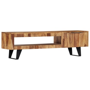 vidaXL Έπιπλο Τηλεόρασης 140x30x40cm από Μασίφ Ξύλο Ακακίας