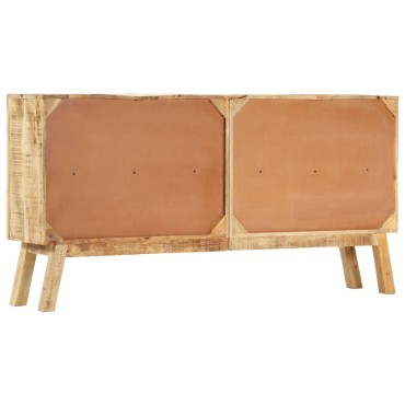 vidaXL Μπουφές Καφέ/Μαύρο 160x30x80cm Μασίφ Ακατέργαστο Ξύλο Μάνγκο 1 τεμ.