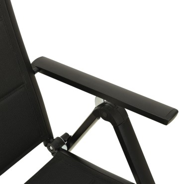 vidaXL Σετ Τραπεζαρίας Κήπου 5 τεμ. Ανθρακί από Αλουμίνιο 80x80x74cm