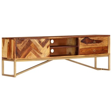 vidaXL Έπιπλο Τηλεόρασης 140x30x45cm από Μασίφ Ξύλο Ακακίας