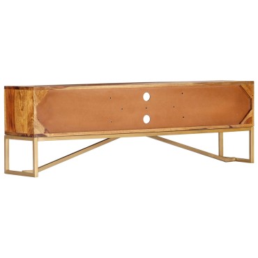 vidaXL Έπιπλο Τηλεόρασης 140x30x45cm από Μασίφ Ξύλο Ακακίας
