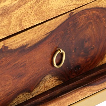 vidaXL Έπιπλο Τηλεόρασης 140x30x45cm από Μασίφ Ξύλο Ακακίας