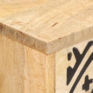 vidaXL Έπιπλο Τηλεόρασης 100x30x45cm από Μασίφ Ξύλο Μάνγκο