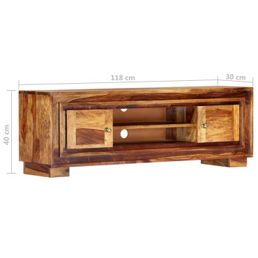 vidaXL Έπιπλο Τηλεόρασης 118x30x40cm από Μασίφ Ξύλο Ακακίας