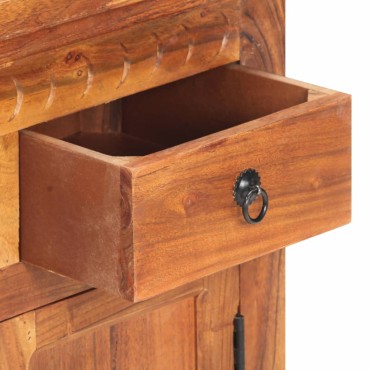 vidaXL Ντουλάπι / Ψηλός Μπουφές 63x30x75cm Μασίφ Ξύλο Ακακίας 1 τεμ.
