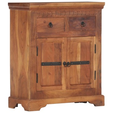 vidaXL Ντουλάπι / Ψηλός Μπουφές 63x30x75cm Μασίφ Ξύλο Ακακίας 1 τεμ.
