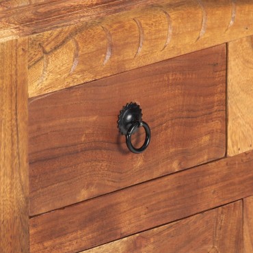 vidaXL Ντουλάπι / Ψηλός Μπουφές 63x30x75cm Μασίφ Ξύλο Ακακίας 1 τεμ.