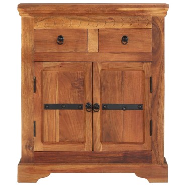 vidaXL Ντουλάπι / Ψηλός Μπουφές 63x30x75cm Μασίφ Ξύλο Ακακίας 1 τεμ.