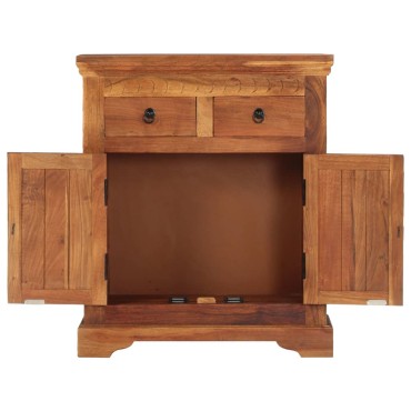 vidaXL Ντουλάπι / Ψηλός Μπουφές 63x30x75cm Μασίφ Ξύλο Ακακίας 1 τεμ.