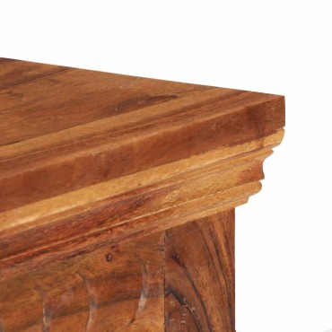 vidaXL Ντουλάπι / Ψηλός Μπουφές 63x30x75cm Μασίφ Ξύλο Ακακίας 1 τεμ.
