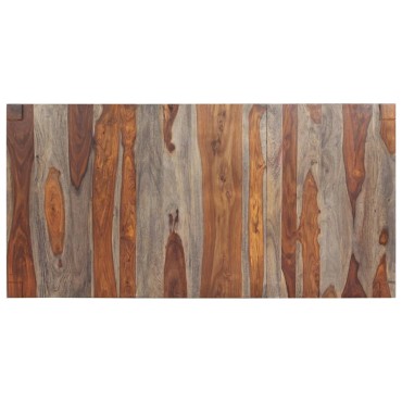 vidaXL Τραπεζαρία Γκρι 180x90x76cm από Μασίφ Ξύλο Sheesham 1 τεμ.