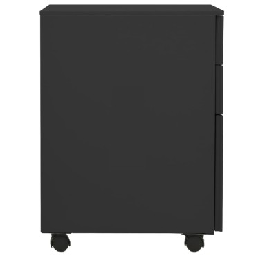 vidaXL Αρχειοθήκη Φορητή Ανθρακί 39x45x60cm Ατσάλινη 1 τεμ.