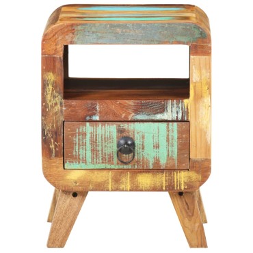 vidaXL Κομοδίνο 30x30x41cm από Μασίφ Ανακυκλωμένο Ξύλο 1 τεμ.