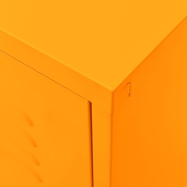 vidaXL Έπιπλο Τηλεόρασης Μουσταρδί 105x35x50cm από Ατσάλι