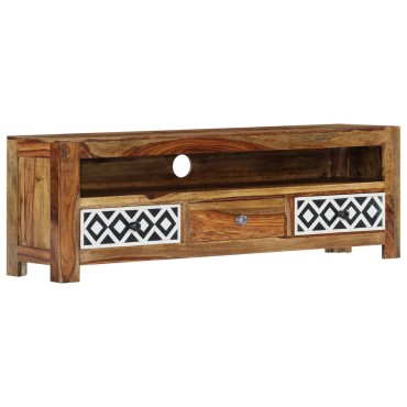 vidaXL Έπιπλο Τηλεόρασης 120x30x40cm από Μασίφ Ξύλο Ακακίας