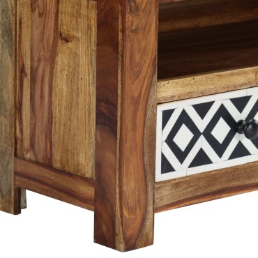 vidaXL Έπιπλο Τηλεόρασης 120x30x40cm από Μασίφ Ξύλο Ακακίας