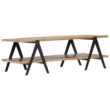 vidaXL Τραπεζάκι Σαλονιού 115x60x40cm από Μασίφ Ανακυκλωμένο Ξύλο 1 τεμ.